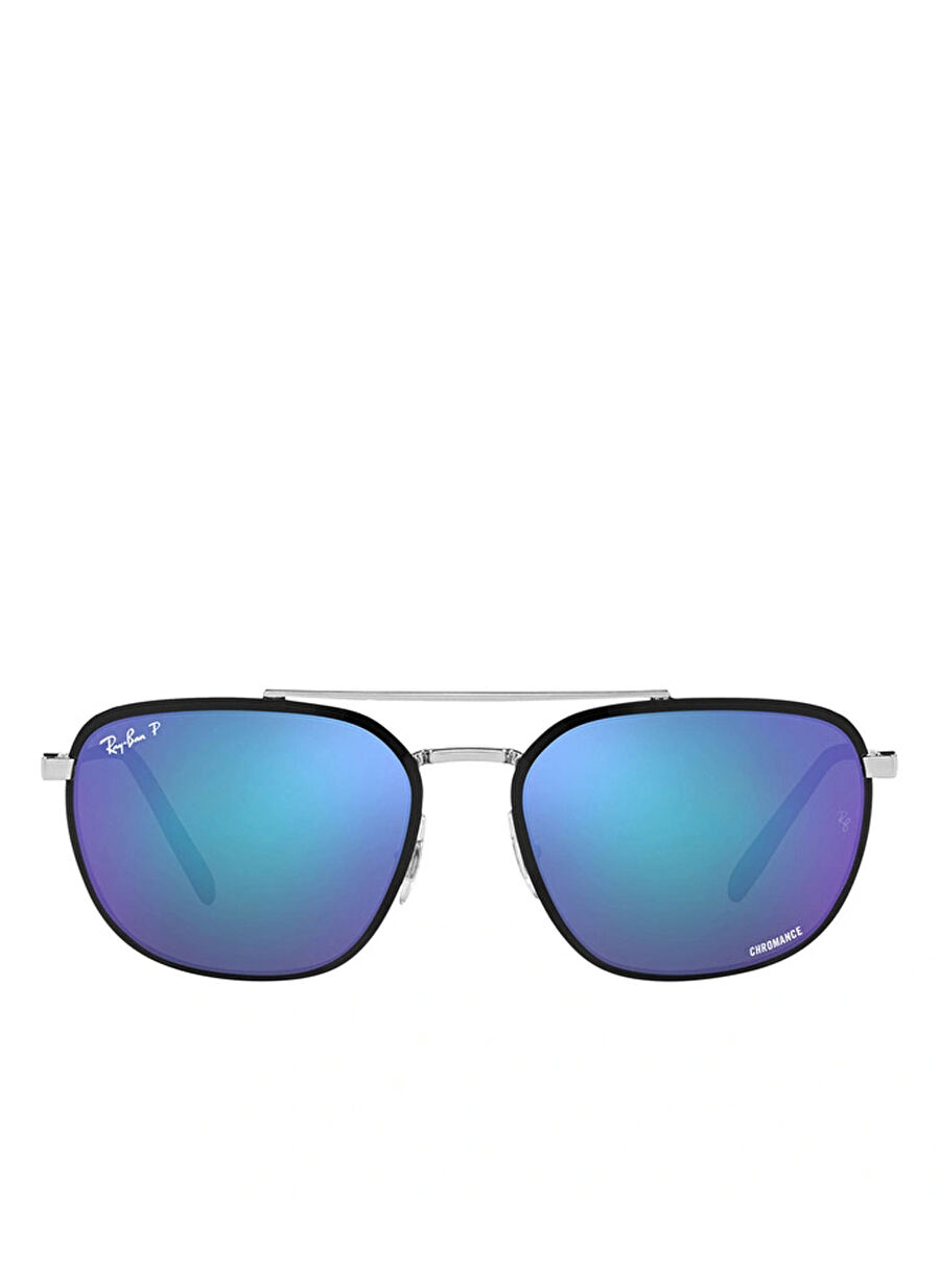 Ray-Ban Chromance RB3708 Kare Siyah Polarize Unisex Güneş Gözlüğü