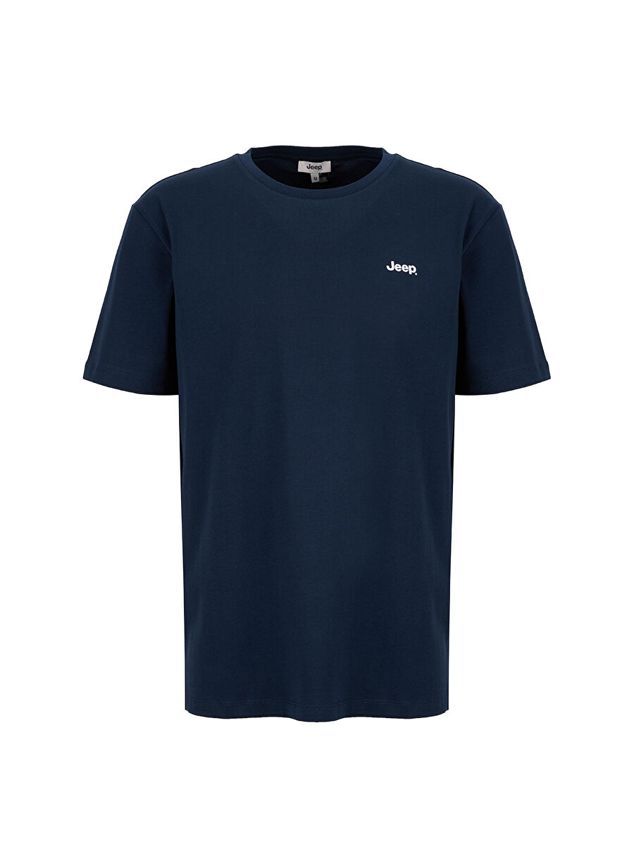 Jeep Lacivert Erkek %100 Pamuk T-Shirt J4SM-TST7245