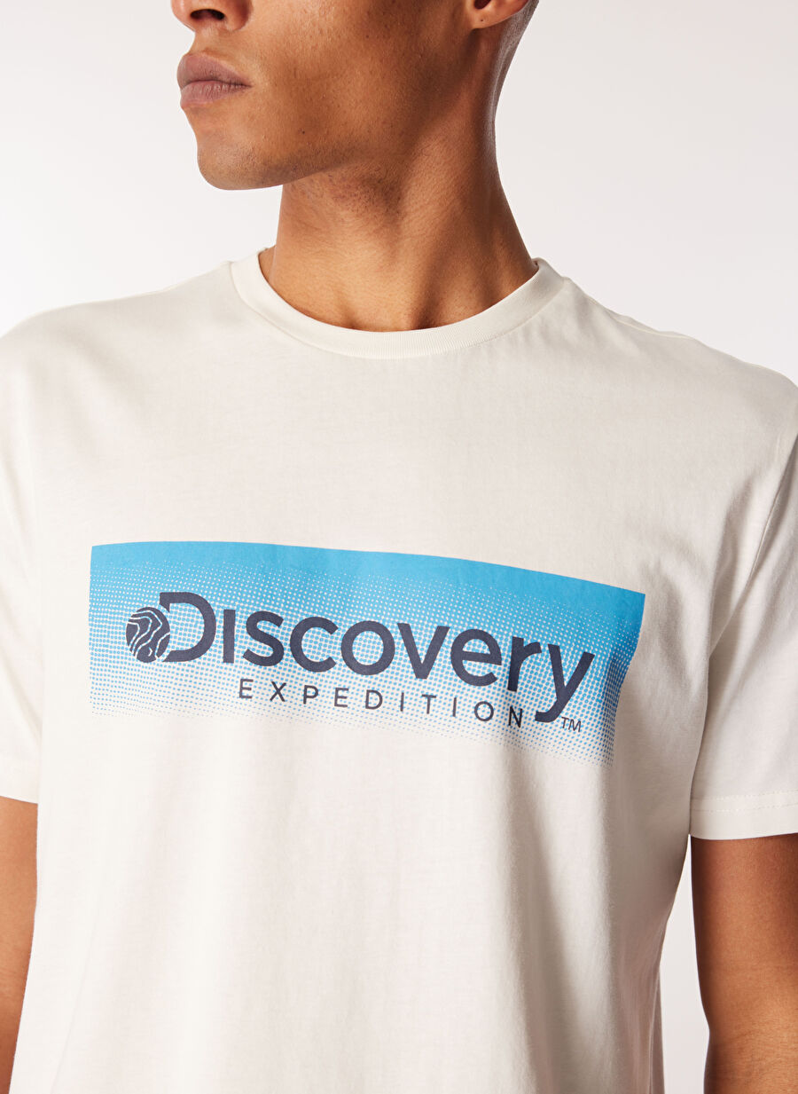 【DISCOVERY EXPEDITION】 Main Crew Outdoor T-Shirt‐WHITE DISCOVERY EXPEDITION】 Main Crew Outdoor T-Shirt‐WHITE