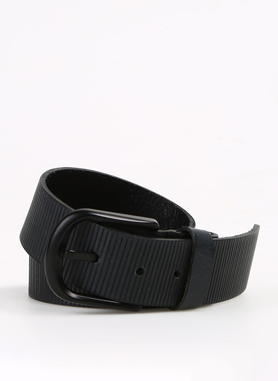 Fabrika Lacivert Erkek Deri Kemer Frk 030 Ray 4 Cm Deri Laci