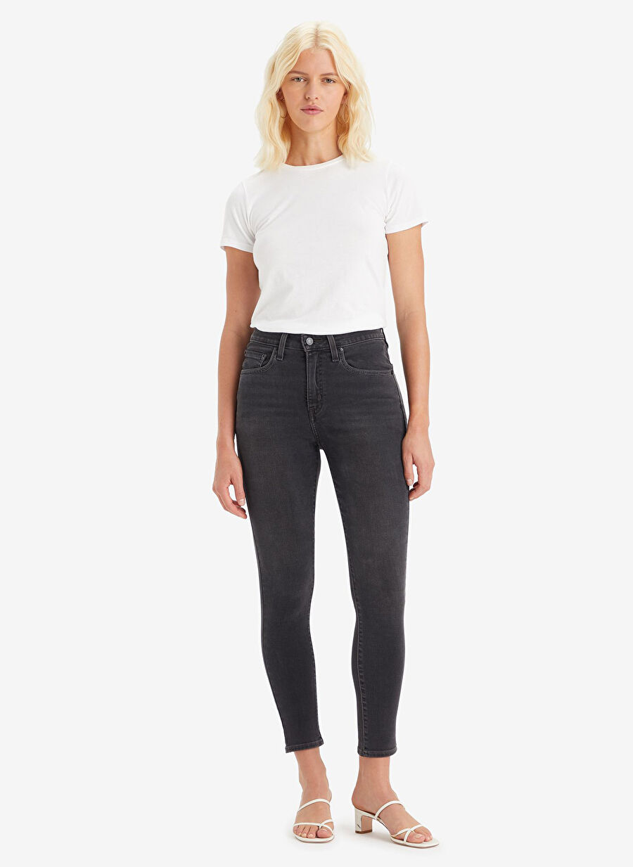 Levis 721 Flying into The Yüksek Bel Skinny Fit Siyah Kadın Denim Pantolon
