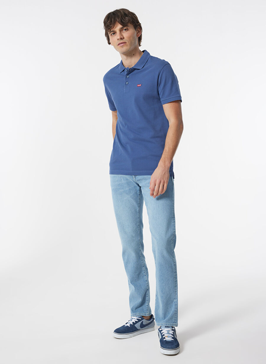 Levis Düz Açık Mavi Erkek Polo T-Shirt A2085-0001_LEVIS HM POLO CLASSIC VI