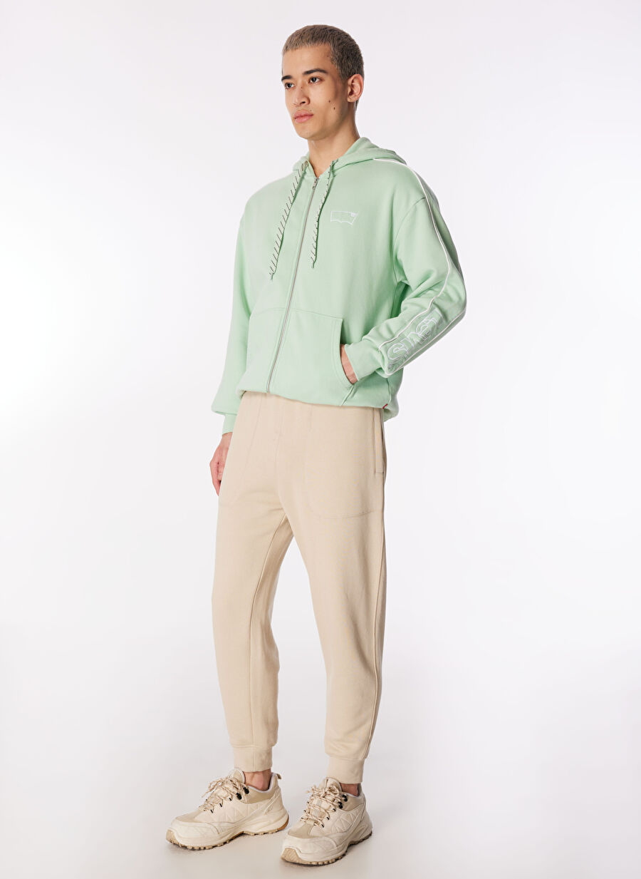 Levis Kapüşon Yaka Yeşil Erkek Sweatshırt A9434-0001_Graphic