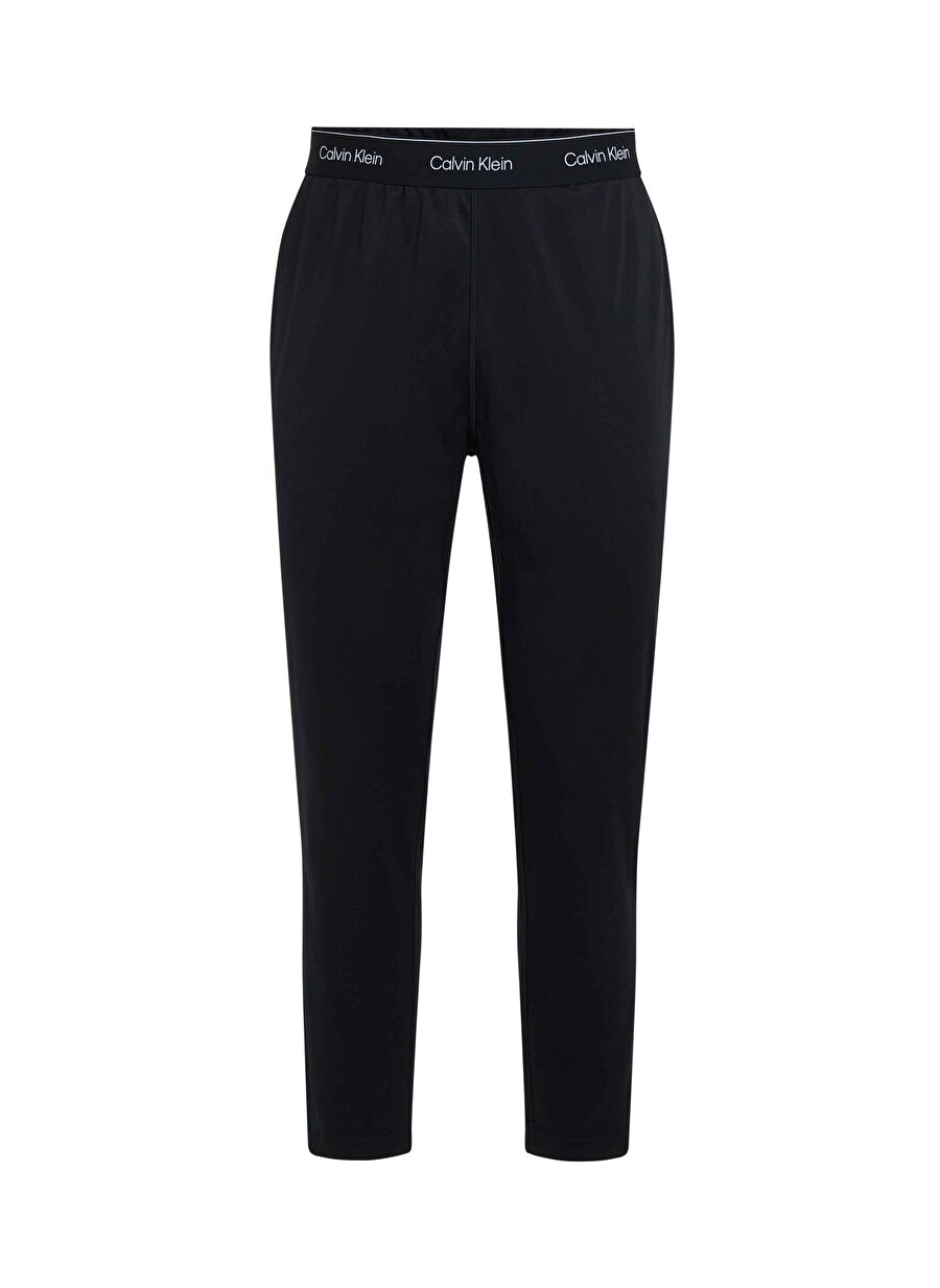 Calvin Klein 00GMS4P632BAE-WO - KNIT PANT Erkek Siyah Lastikli Bel Normal Kalıp Eşofman Altı