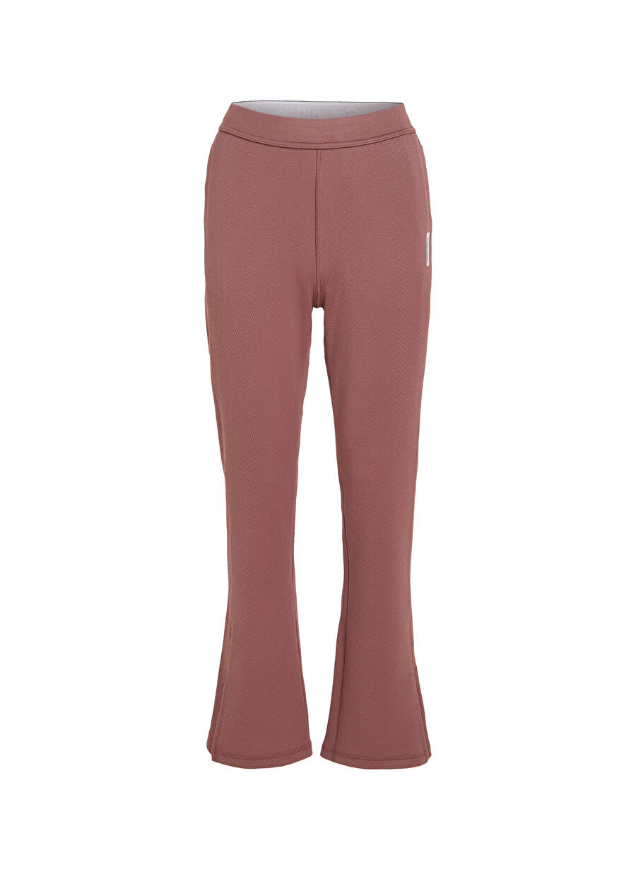 Calvin Klein 00GWS4P643LKO-PW - Knit Pant Kadın Pembe Lastikli Bel Normal Kalıp Eşofman Altı