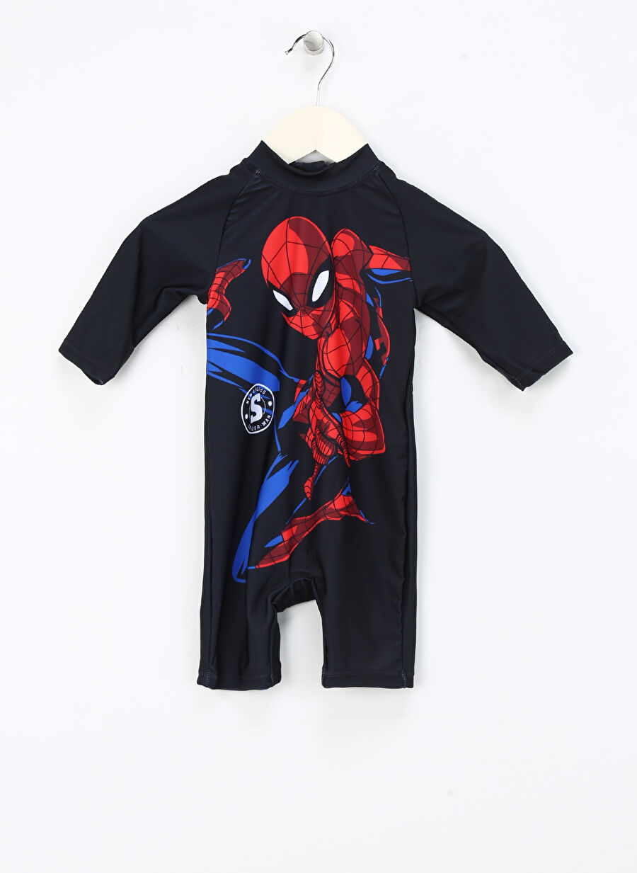 Name it Erkek Çocuk UV Korumalı Lacivert Yüzücü Mayo NMMMOTH SPIDERMAN LS UV SUIT MAR