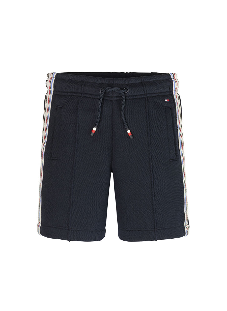 Tommy Hilfiger Lastikli Bel Normal Lacivert Erkek Şort HILFGER TRACK SWEATSHORTS