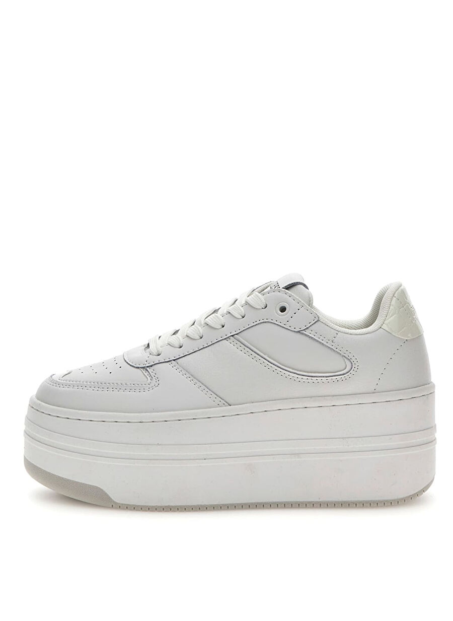 Guess Beyaz Kadın deri Sneaker FLJLLILEA12WHITE