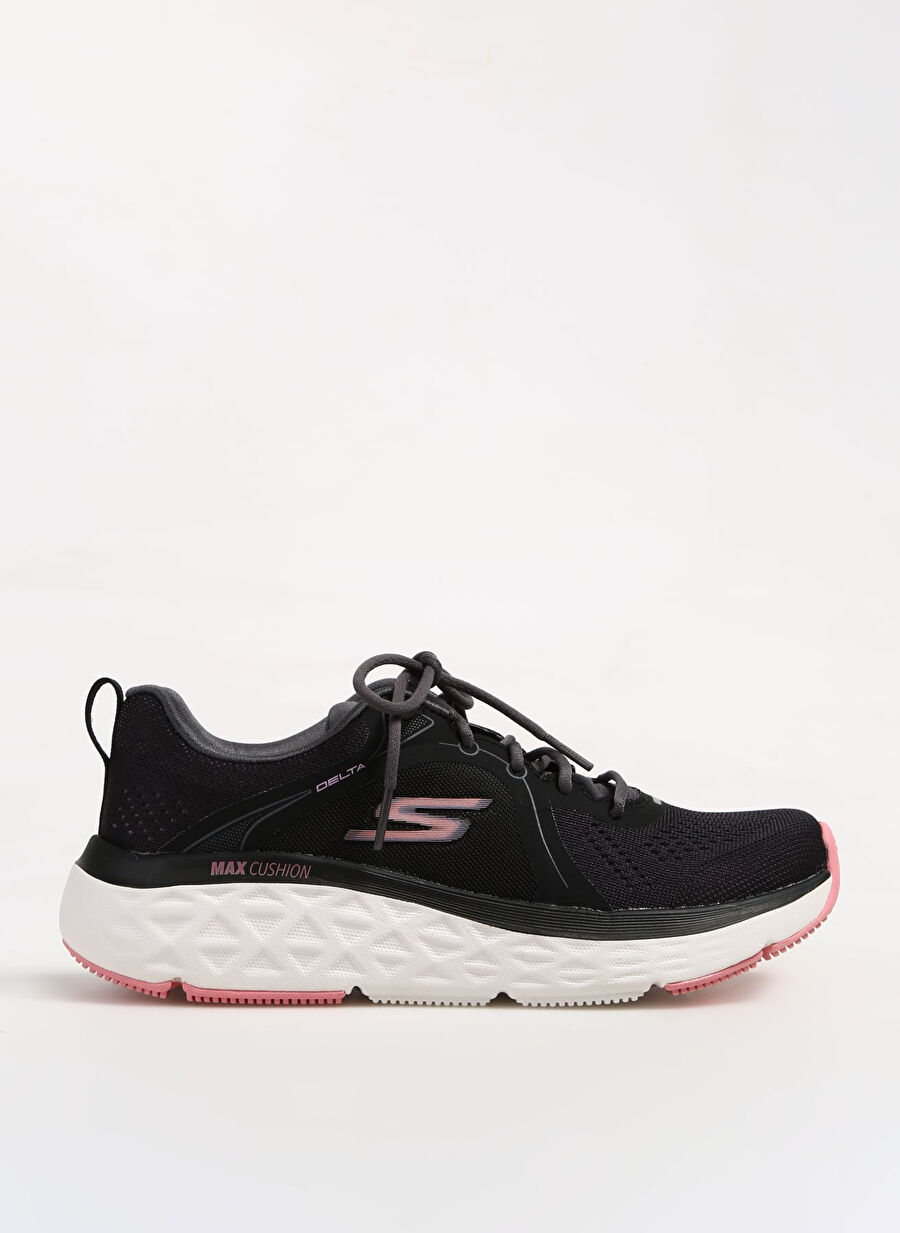 Skechers 129132 BKPK MAX CUSHİONİNG DELTA - Siyah - Pembe Kadın Koşu Ayakkabısı