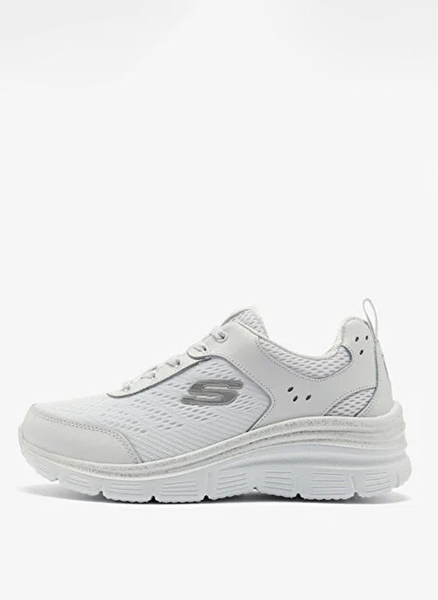 Skechers 896294TK WSL FASHİON FİT Beyaz - Gümüş Kadın Lifestyle Ayakkabı