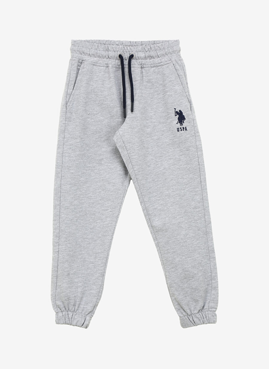 U.S. Polo Assn. Gri Melanj Erkek Çocuk Sweatpant JAVYIY024