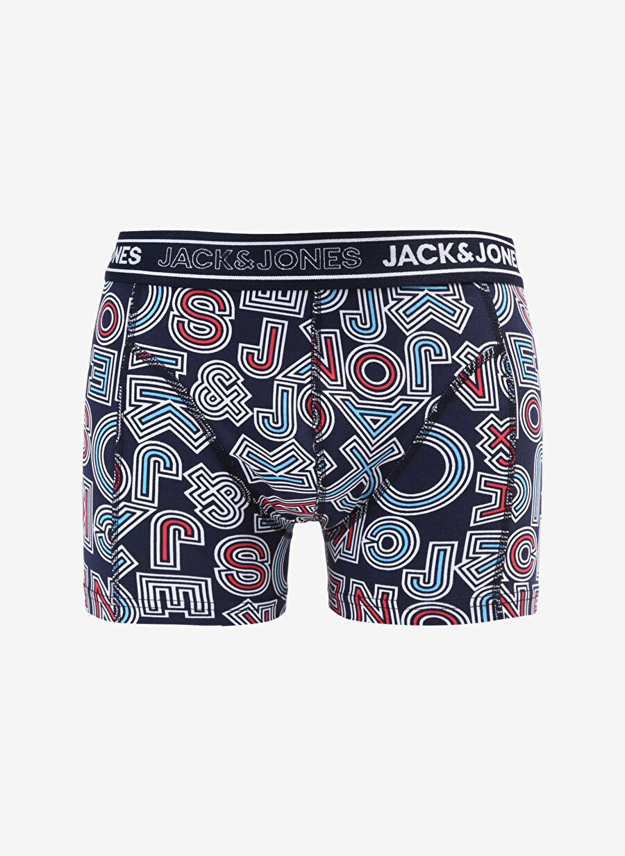 Jack & Jones Lacivert Erkek Boxer 12262281_JACBLUE LOGO MIX TRUNK TRY