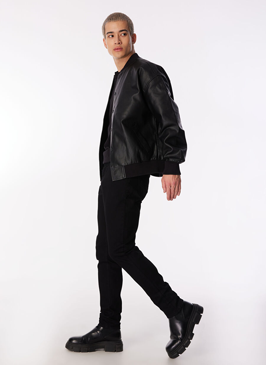 Lee Cooper Siyah Erkek  Slim Fit Denim Pantolon 242 LCM 121051 JACK STAY BLACK