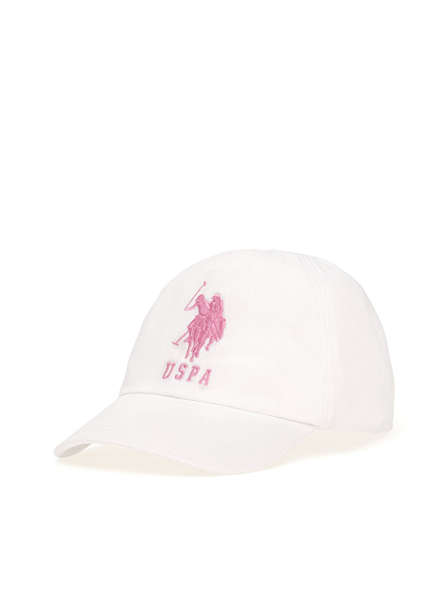 U.S. Polo Assn. Beyaz Kız Çocuk Şapka EDRO-GIRL-IY24