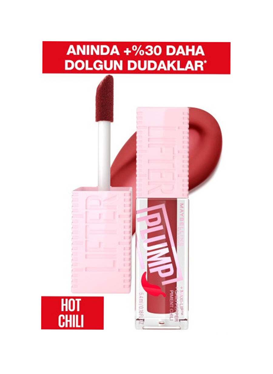 Maybelline New York Lifter Plump Dudak Parlatıcısı- 006 Hot Chili