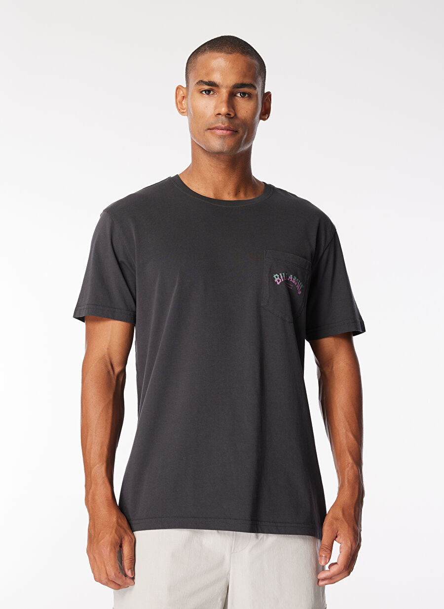 BILLABONG Siyah Stacked Arch Pkt Erkek T-Shırt Ebyzt00175