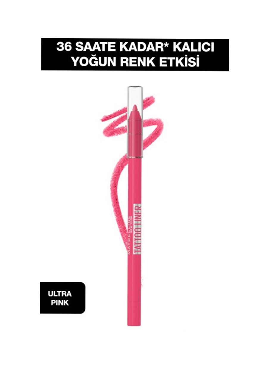 Maybelline New York Tattoo Liner Jel Göz Kalemi - Ultra Pink