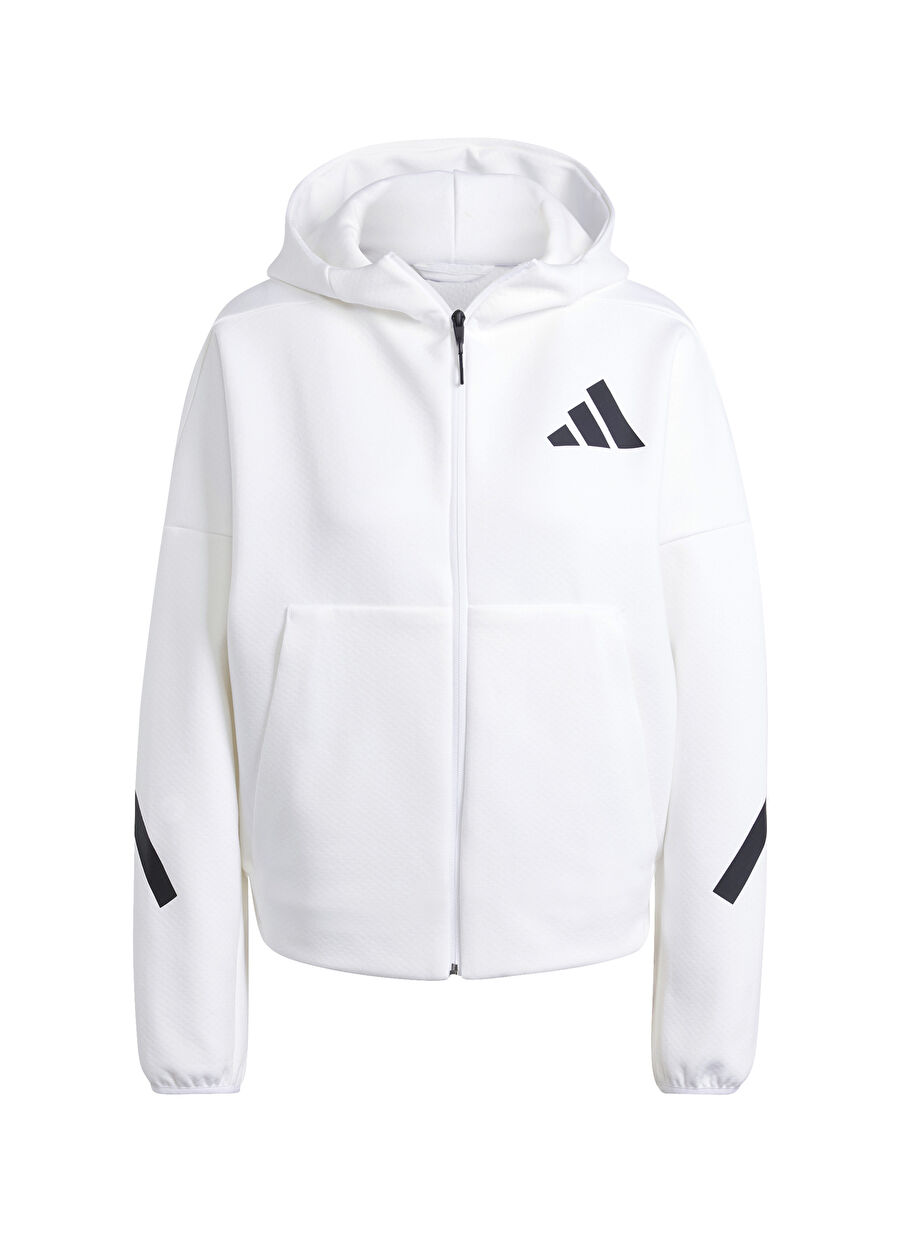 Adidas Beyaz Kadın Kapüşon Normal Düz Sweatshirt Je7849 W Z.N.E. Fz -  15169458 | Boyner