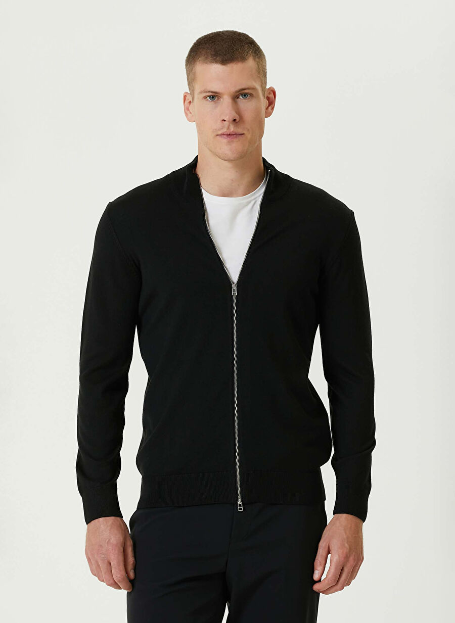 Network Siyah Erkek Dik Slim Fit Düz Hırka 1091744 - 15199647 | Boyner