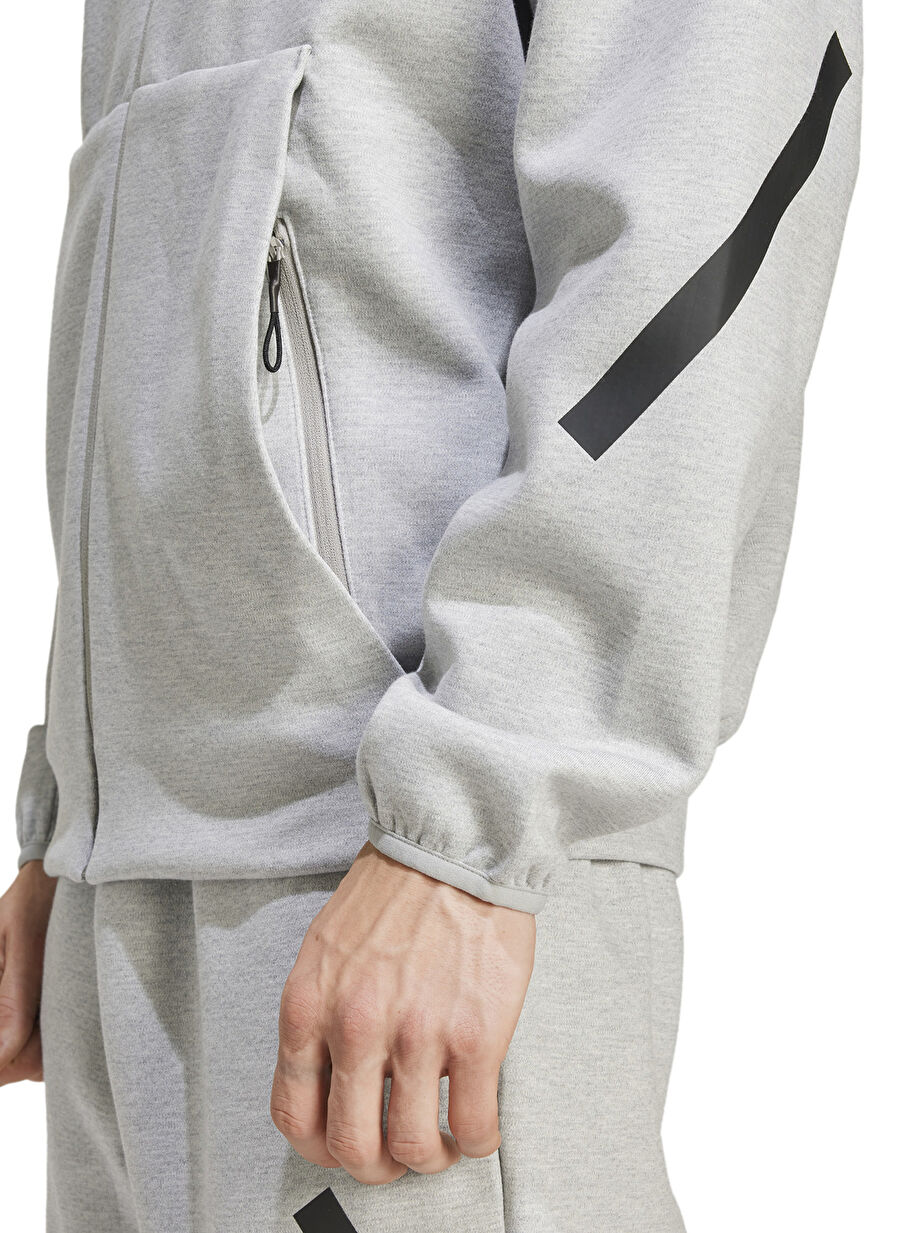 Adidas Gri Erkek Düz Zip Ceket Jf2450 Z.N.E. Fz - 15421805 | Boyner
