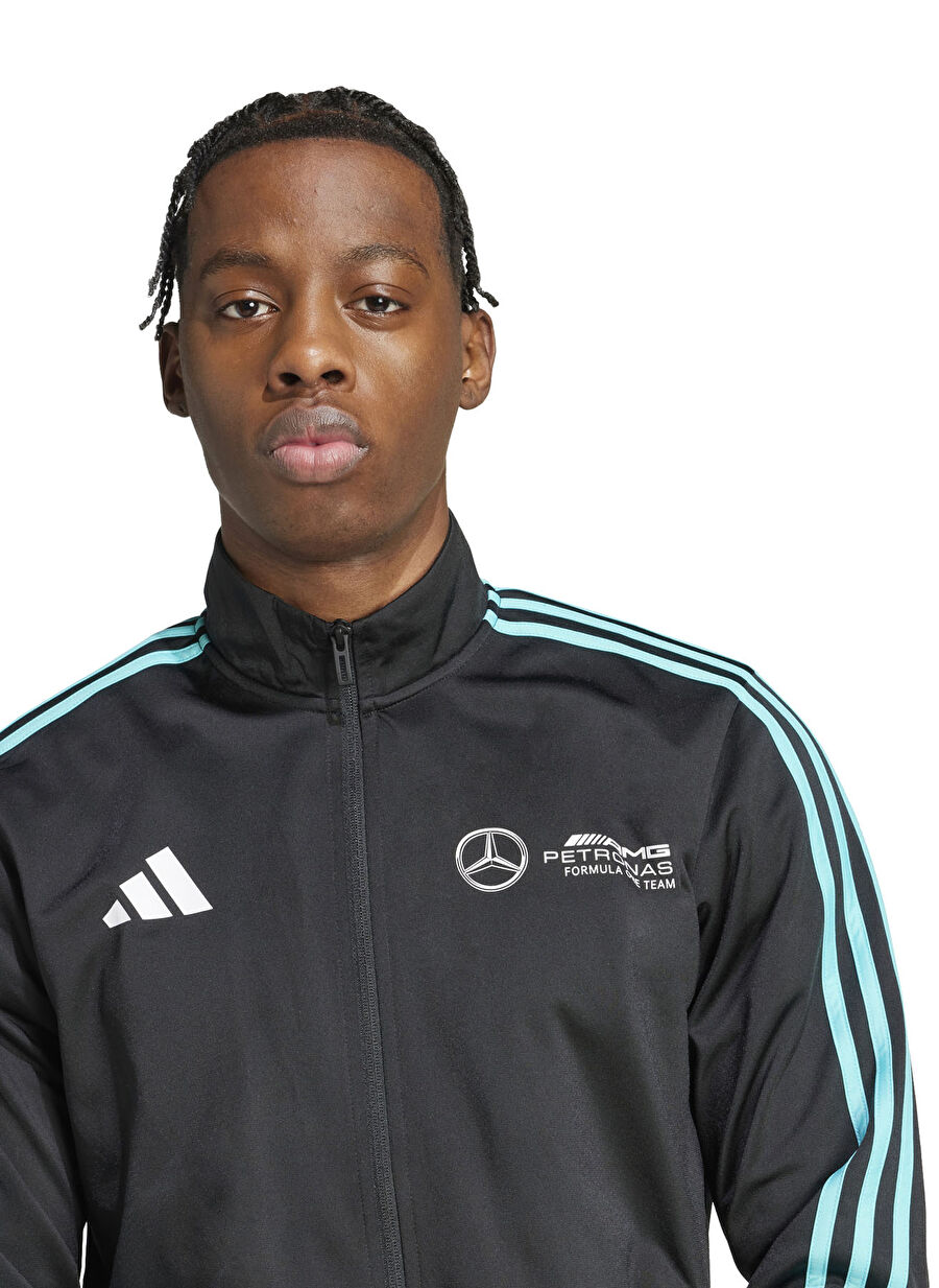 Adidas Jv5355 Er Dna Tt Siyah Fermuarlı Yaka Normal Kalıp Erkek