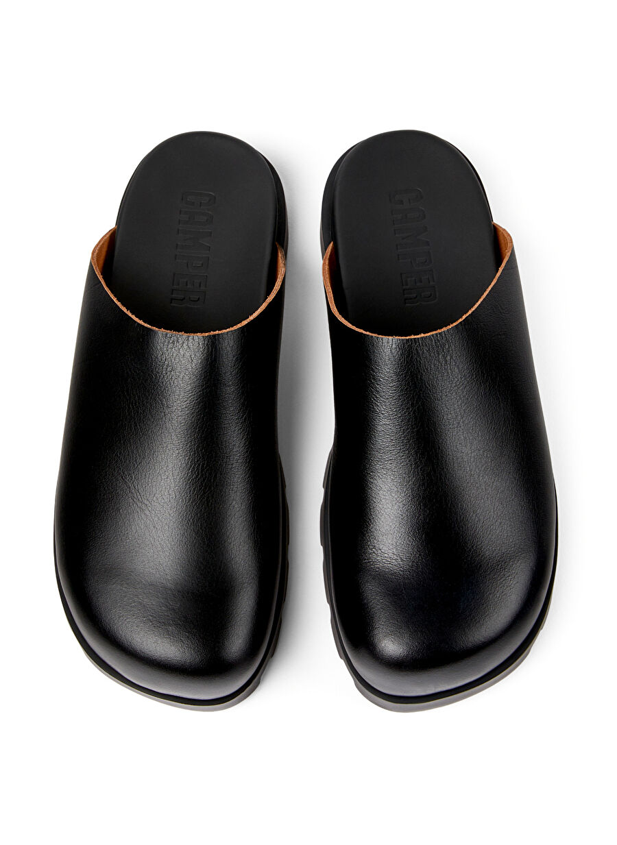 Camper Siyah Erkek Deri Terlik Brutus Sandal - 15494639 | Boyner