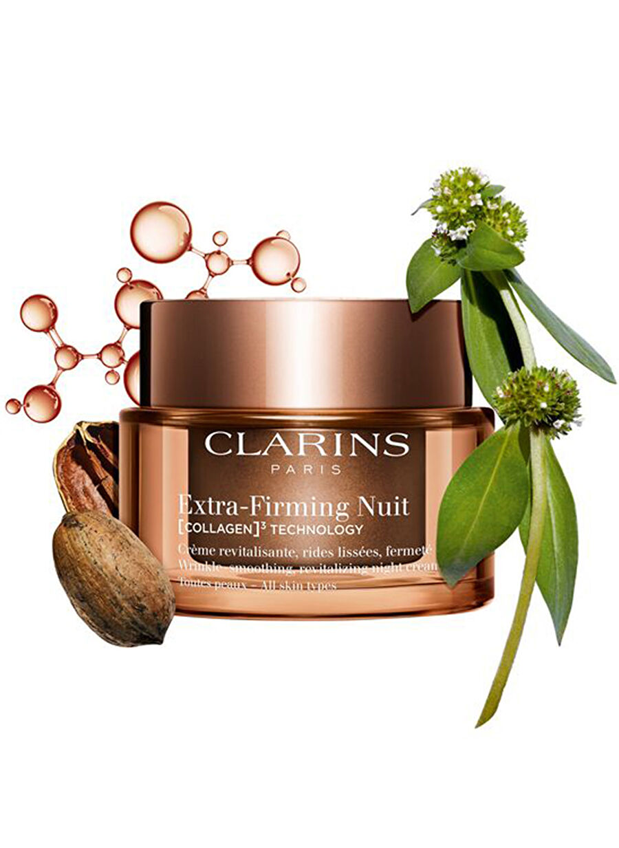 Clarins Extra Firming Nuit Collagen Technology 50 Ml Tüm Ciltler