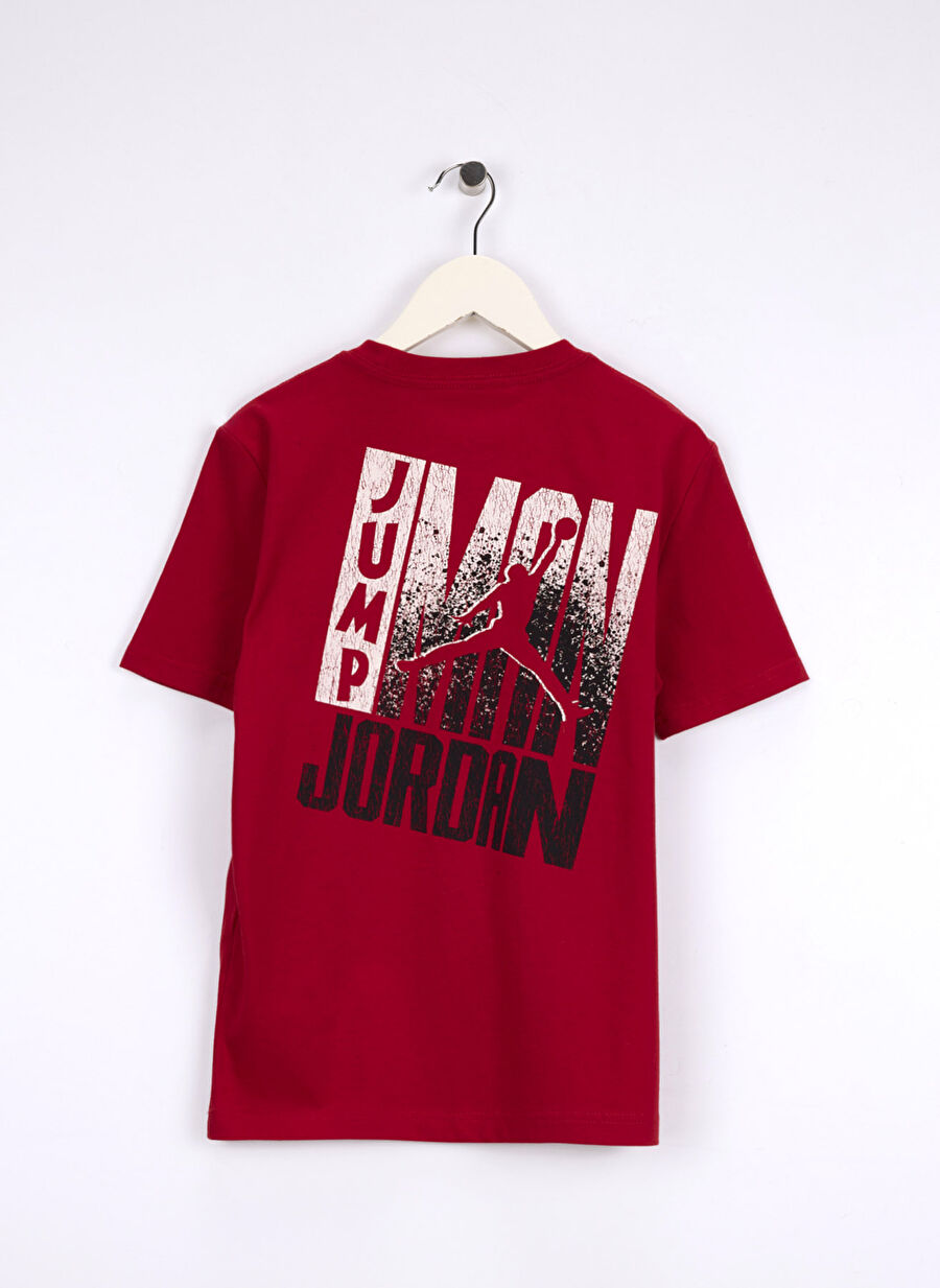 Nike Kırmızı Erkek Çocuk Baskılı T-Shirt 95F166-R78-Jump Man