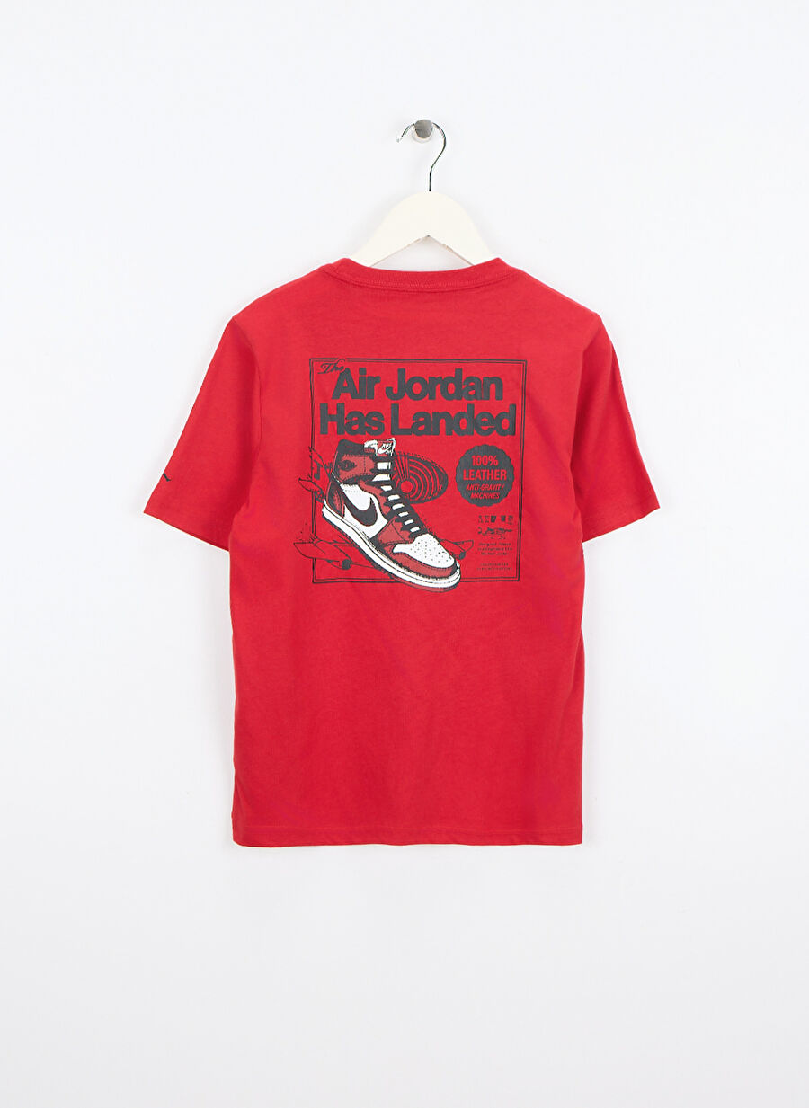 Nike Kırmızı Erkek Çocuk Baskılı T-Shirt 95F279-H15-Air Jordan Has