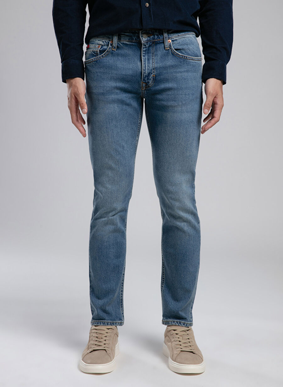 Lee Cooper Mavi Erkek Slim Straight Denim Pantolon 261 Lcm 121009