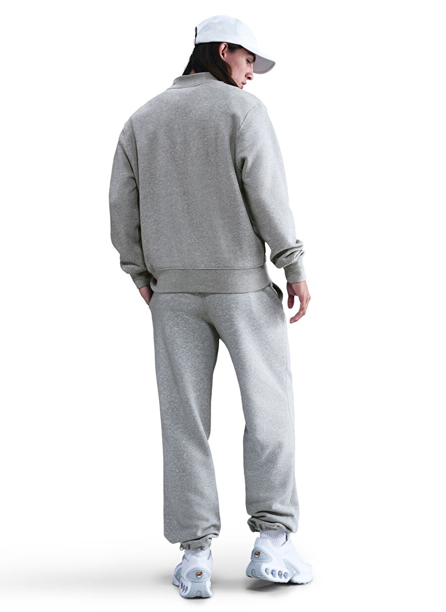 Nike Fn3864-063 M Nk Club Bb Hz Top Gri Fermuarlı Normal Erkek