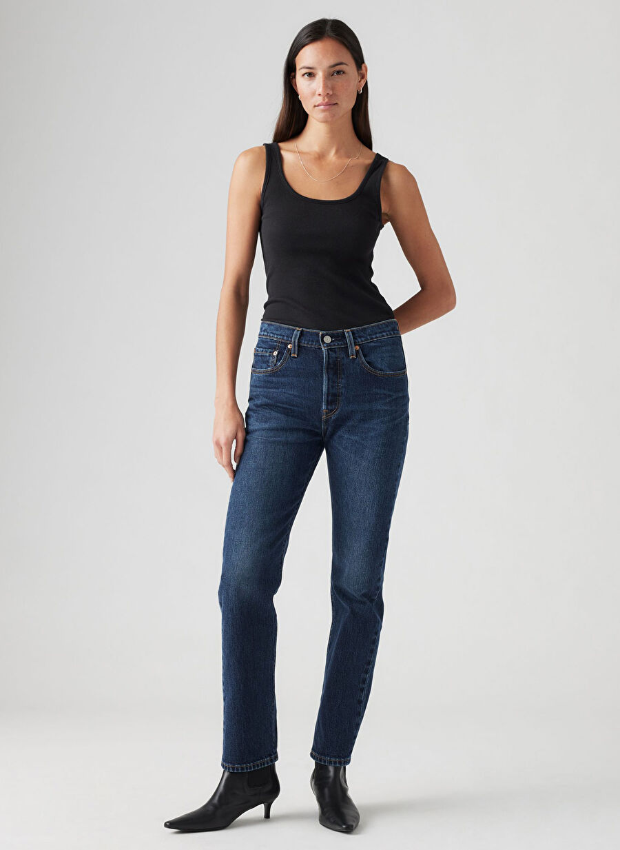 Levis Mavi Kadın Regular Fit Denim Pantolon 501 JEANS FOR WOMEN SAME INTENT