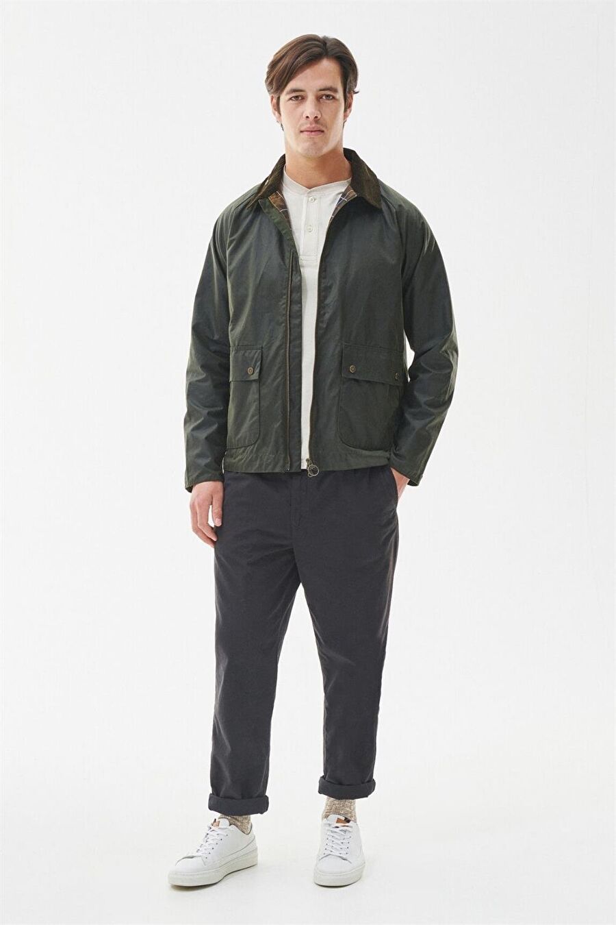 Barbour Short Bedale Yağlı Ceket Ol52 Fern - 15137295 | Boyner