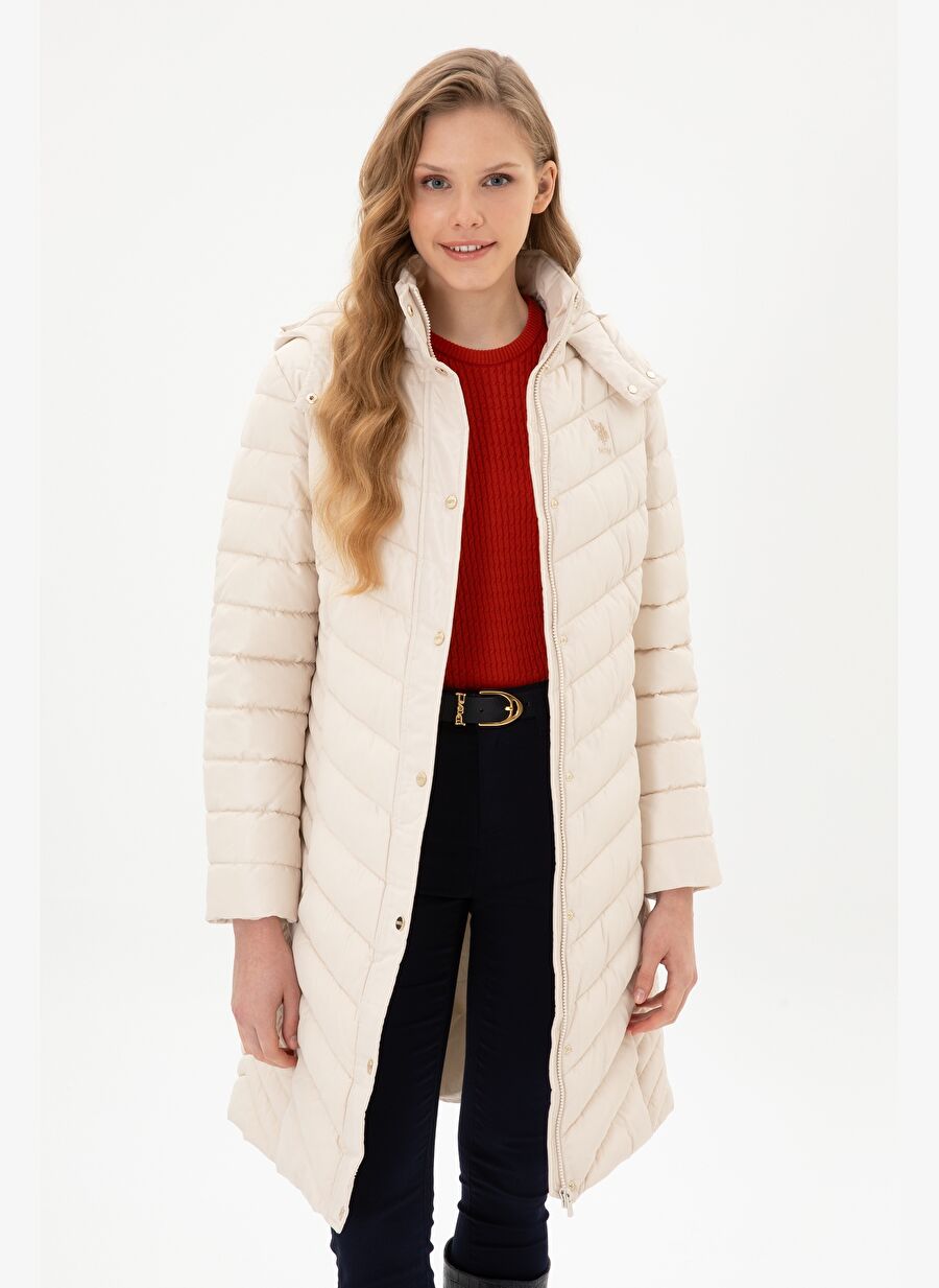 U.S. Polo Assn. Kadın Krem Kaban 50312015-VR256