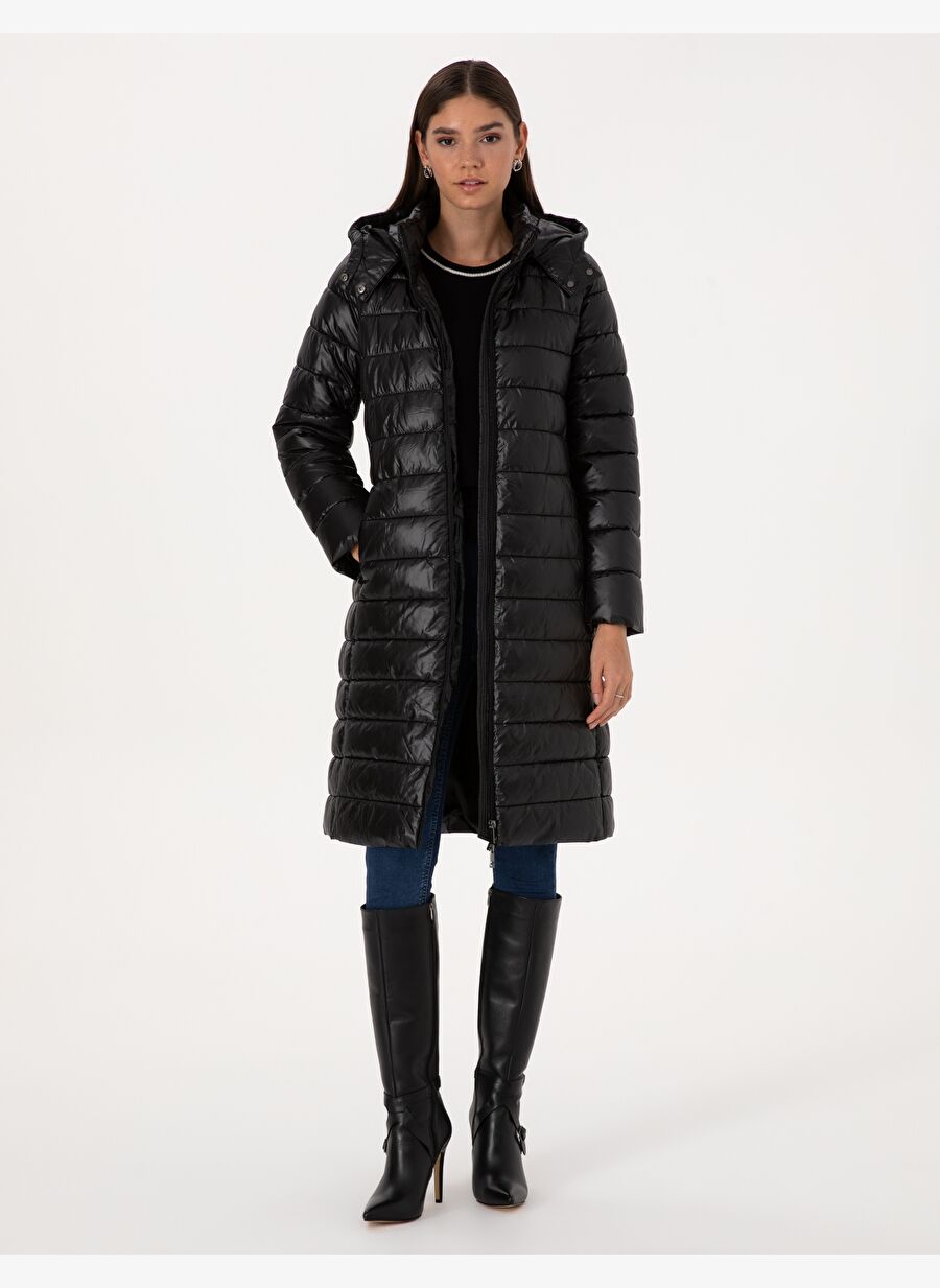 Pierre Cardin Kadın Siyah Kaban 50314165-VR046