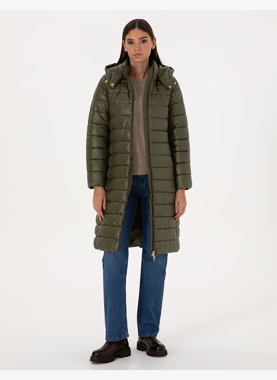 Pierre Cardin Kadın Haki Kaban 50314165-VR027