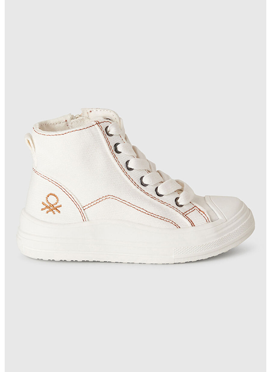 Erkek Çocuk Beyaz Logo Detaylı Sneaker - 15436522 | Boyner