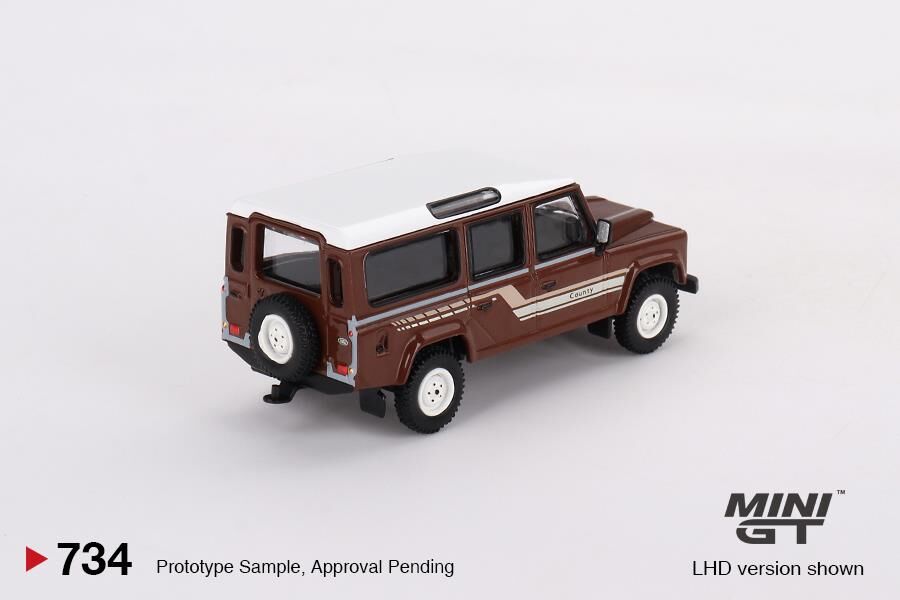 MINI GT Land Rover Defender 110 6台セット Mini Gt Land Rover Defender 110 1985 County Station Wagon Russet