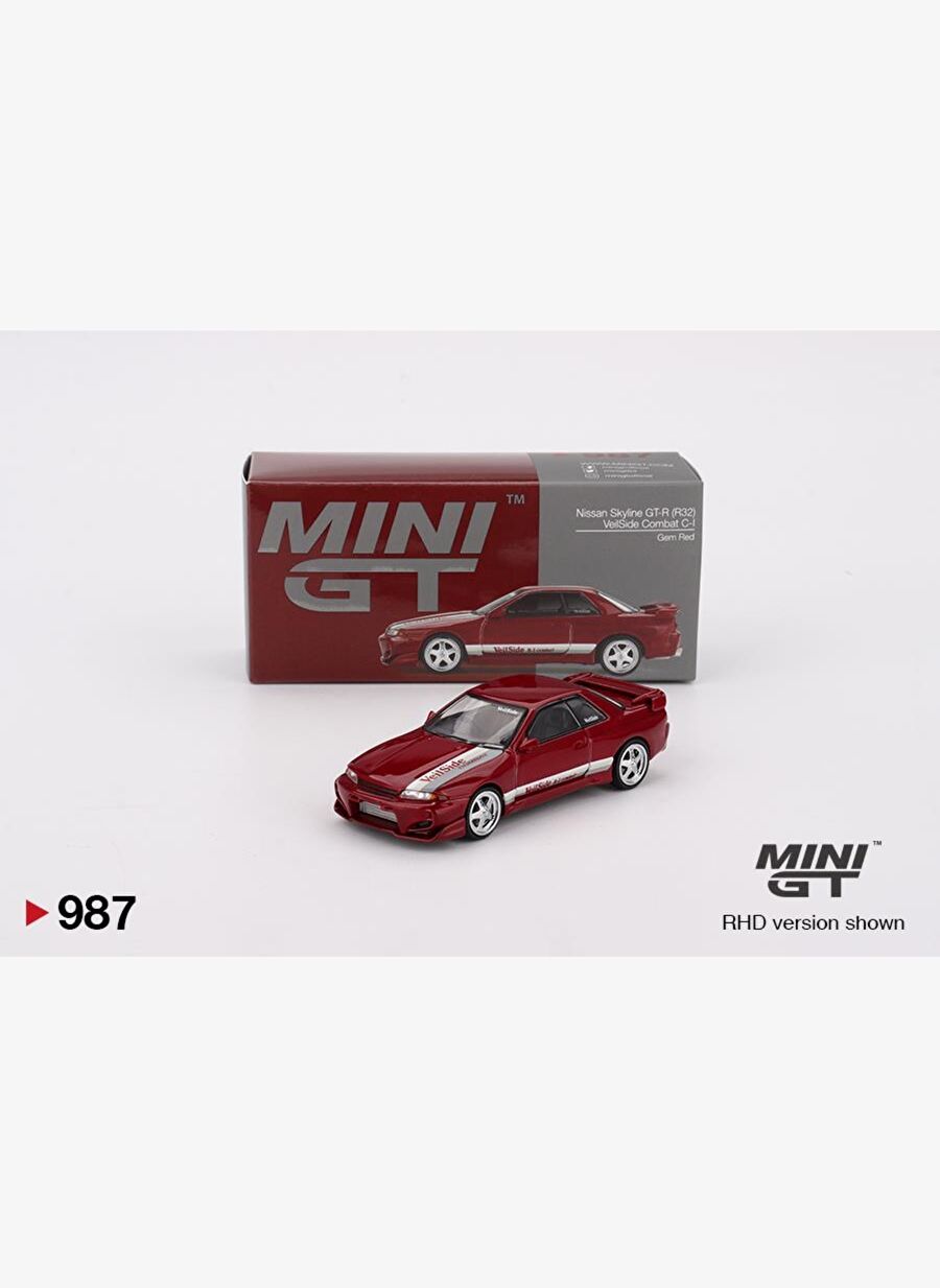 Mini Gt Nissan Skyline Gt-R (R32) Veilside Combat C-I Gem Red 987