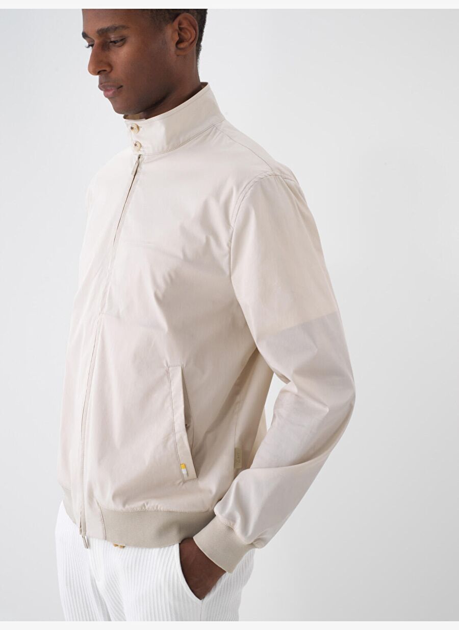 Taş Rengi Regular Fit Pamuklu Mont - 1