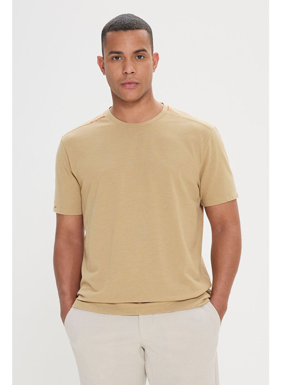 Altınyıldız Classics Vizon Erkek T-Shirt 4A4824200060