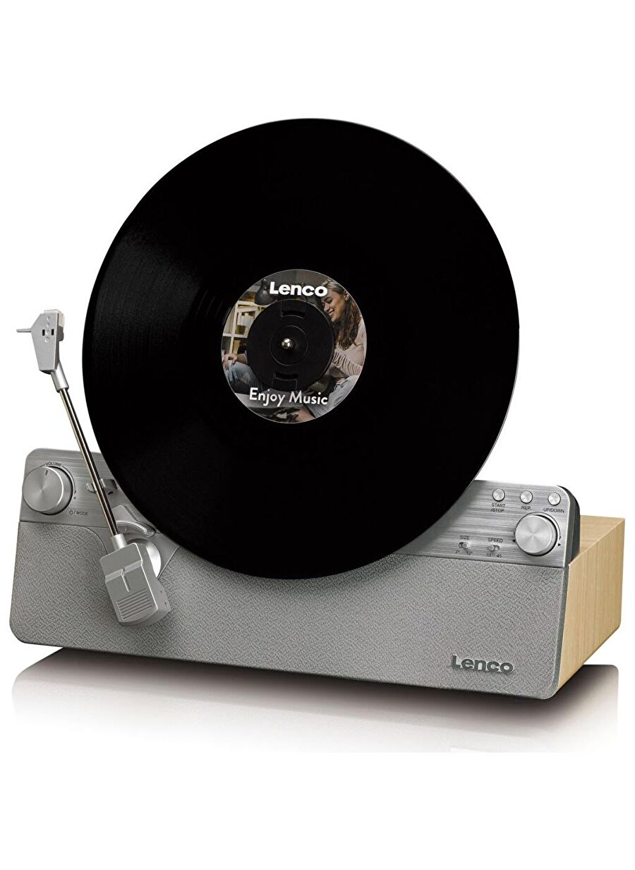 Dikey Plak Çalar Lsa-071 Retro Tasarım Ve Modern Dahili Hoparlörlü