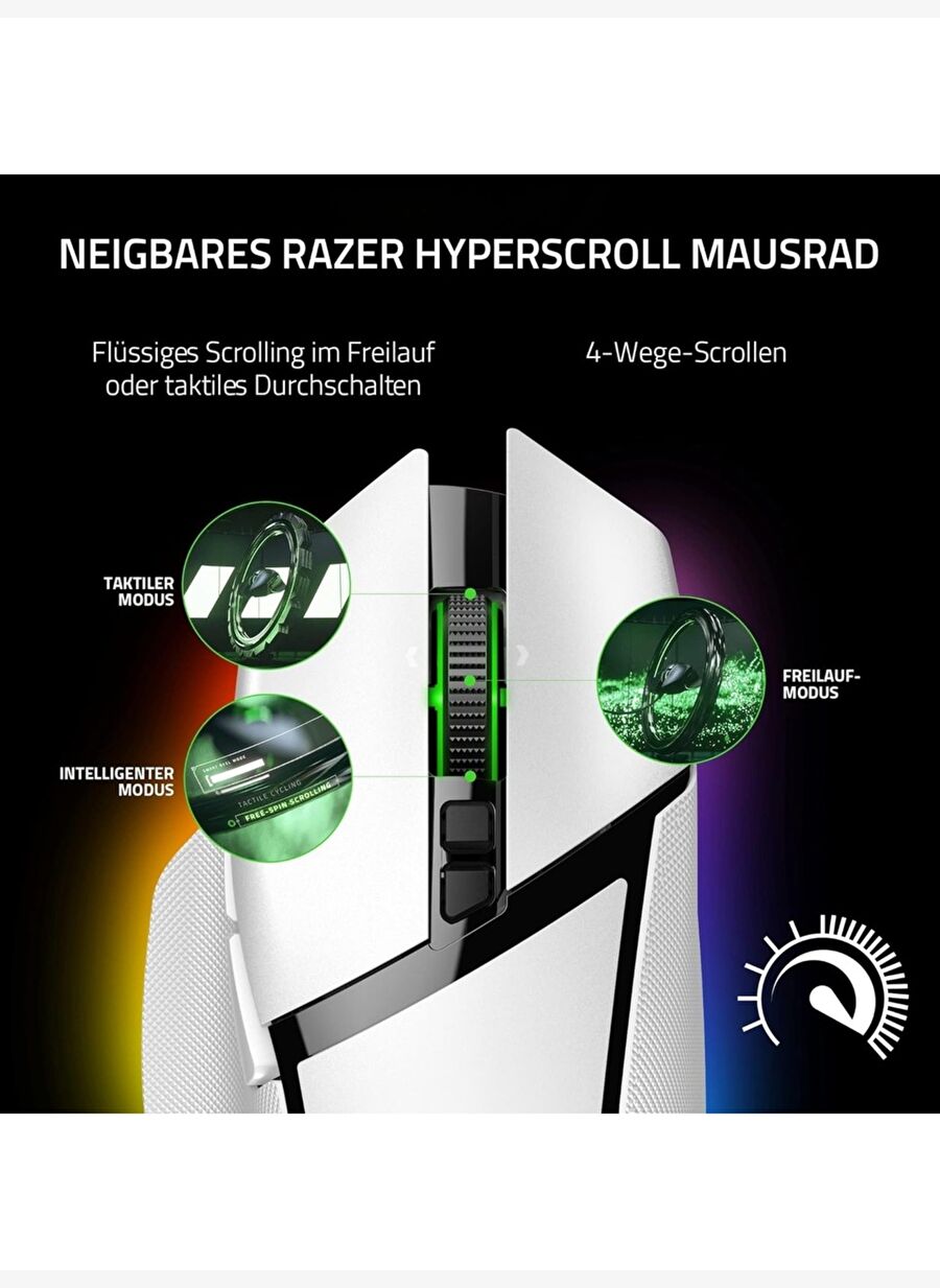 Razer Basilisk V3 Pro - White Rz01-04620200-R3g1 - 15686871 | Boyner
