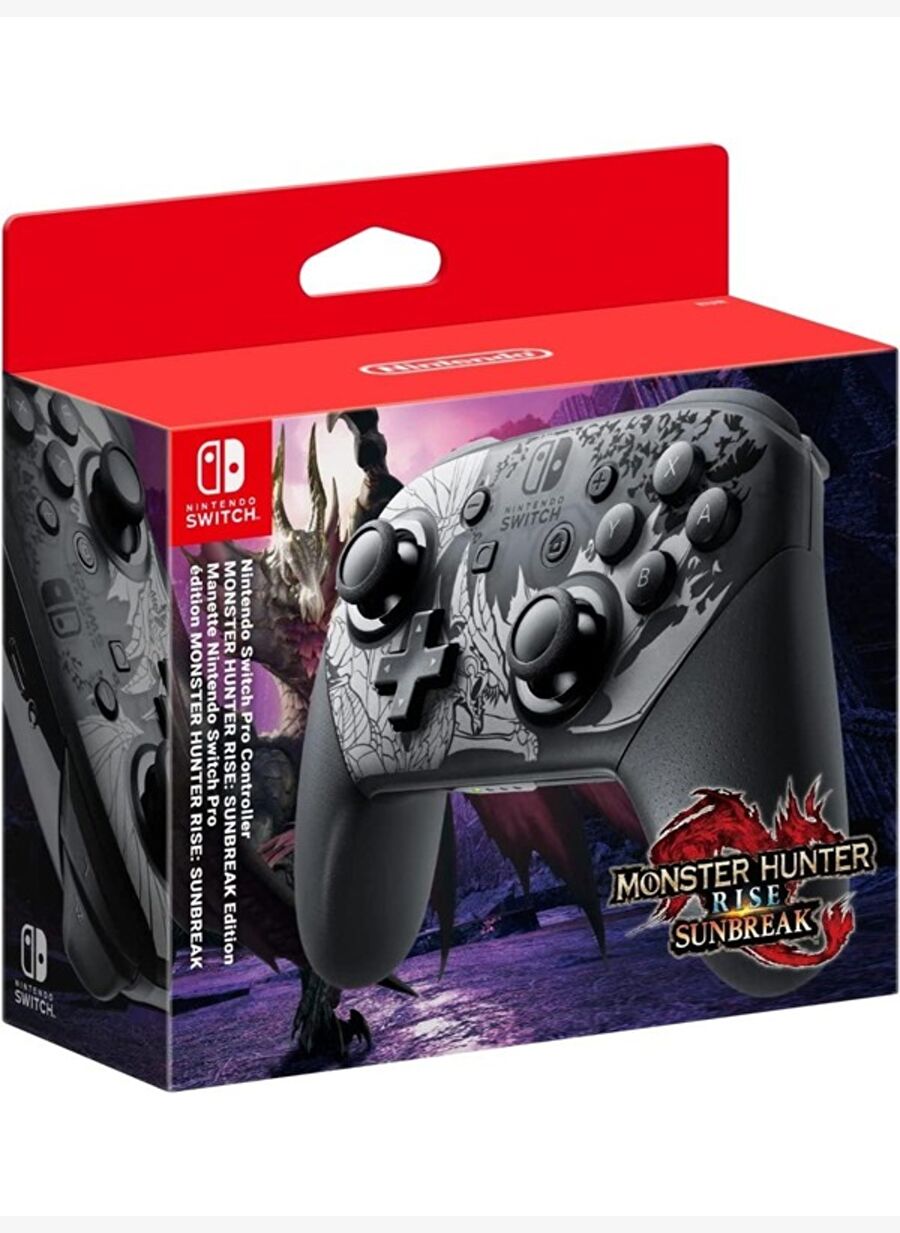 Nintendo Switch Pro Controller Monster Hunter Rise Sunbreak