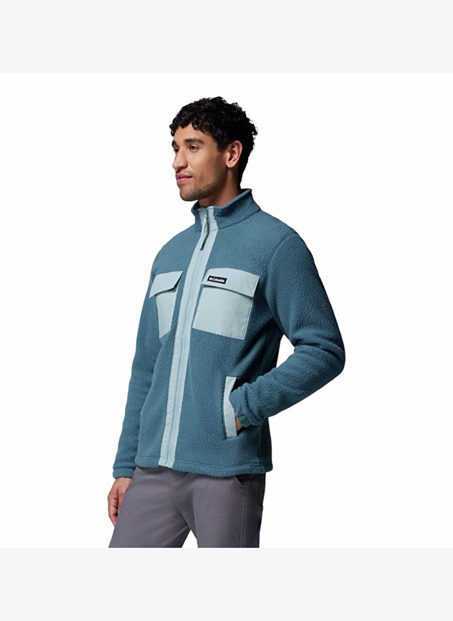 Columbia Juniper Peak™ Full Zip Fleece Mavi Erkek Outdoor Polar
