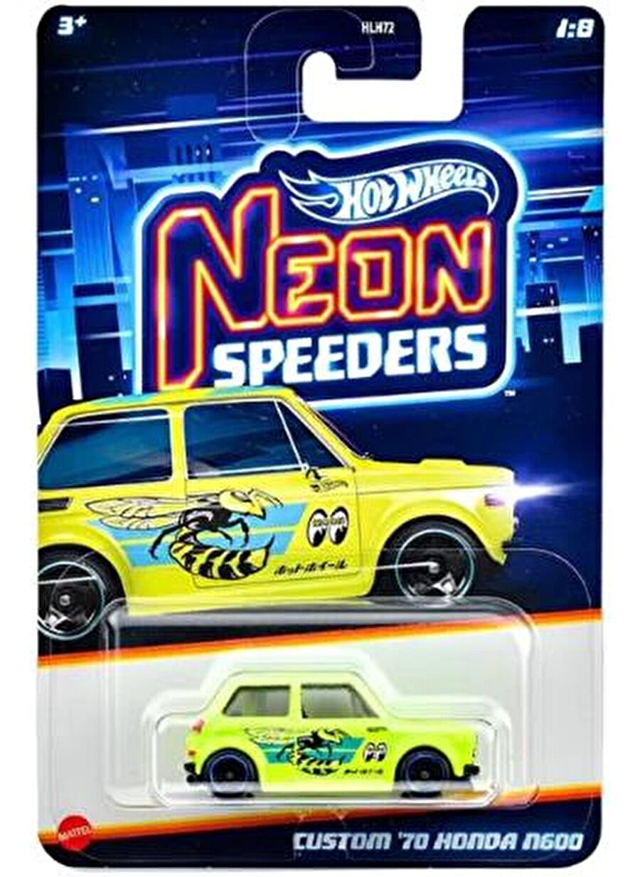 Hot Wheels Neon Speeders Custom '70 Honda N600 Jby92 - 15434997