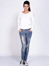 Vero Moda   Mavi Kadın Denim Pantolon 10148800