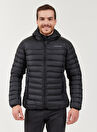 Skechers S202063-001 Padded LW Jacket Siyah Erkek Mont