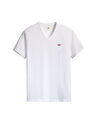 Levis A2084-0000_LSE _Orig Hm Vneck White V Yaka Relaxed Düz Beyaz Erkek T-Shirt
