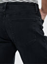 Mavi Siyah Erkek Regular Straight Denim Şort M0416081307_NICHOLAS